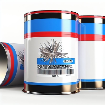 Crack Resistance And Impact Toughness JH-120 Flux Cored Hardfacing Welding Wire For Vertical Mill Roller