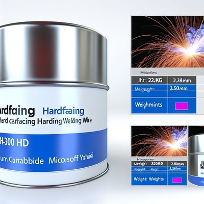 Hardfacing Surfacing Material Containing Chromium Carbide JH-300HD Flux Cored Hardfacing Welding Wire